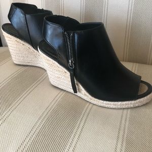 RuffHewn Black Wedges. Never worn!